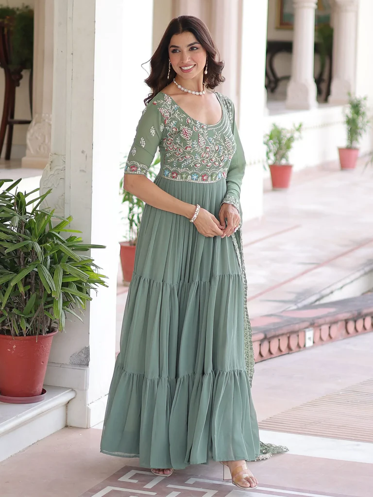 Elegant Net Gown